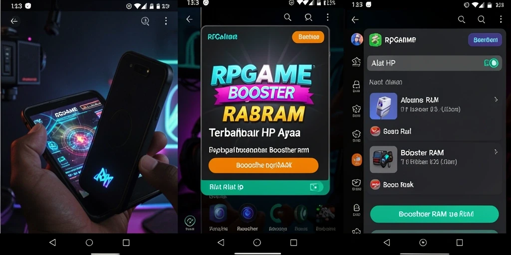 Tampilan antarmuka RPGAME yang intuitif dan fungsional.