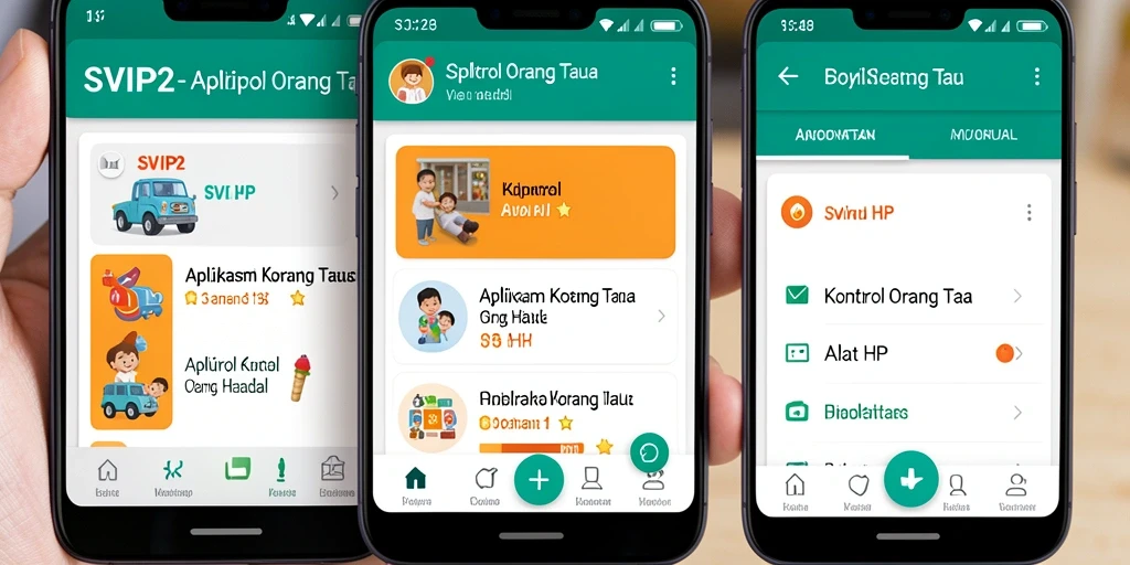 Screenshot antarmuka pengguna SVIP2 yang intuitif dan informatif.